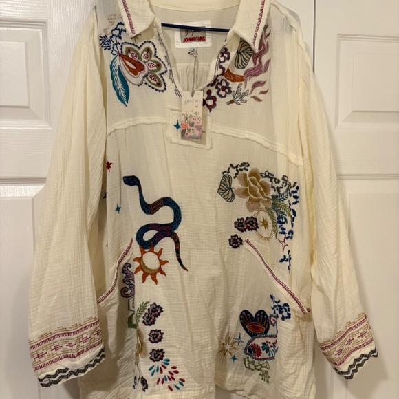 Johnny Was LEYVA TUNIC 3X - Picture 2 of 8